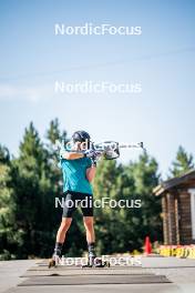 17.08.2024, Font-Romeu, France (FRA): Flavio Guy (FRA) - Biathlon summer training, Font-Romeu (FRA). www.nordicfocus.com. © Authamayou/NordicFocus. Every downloaded picture is fee-liable.