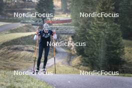 22.10.2024, Lavaze, Italy (ITA): Maren Hjelmeset Kirkeeide (NOR) - Biathlon summer training, Lavaze (ITA). www.nordicfocus.com. © Vanzetta/NordicFocus. Every downloaded picture is fee-liable.