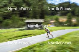 26.08.2024, Martell, Italy (ITA): Tommaso Giacomel (ITA) - Biathlon summer training, Martell (ITA). www.nordicfocus.com. © Vanzetta/NordicFocus. Every downloaded picture is fee-liable.