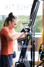 20.05.2024, Lenzerheide, Switzerland (SUI): Aita Gasparin (SUI) - Biathlon summer training, Lenzerheide (SUI). www.nordicfocus.com. © Manzoni/NordicFocus. Every downloaded picture is fee-liable.