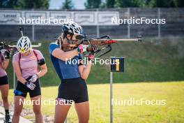 06.08.2024, Lavaze, Italy (ITA): Anna Andexer (AUT) - Biathlon summer training, Lavaze (ITA). www.nordicfocus.com. © Barbieri/NordicFocus. Every downloaded picture is fee-liable.