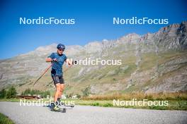 29.08.2024, Bessans, France (FRA): Quentin Fillon-Maillet (FRA) - Biathlon summer training, Bessans (FRA). www.nordicfocus.com. © Authamayou/NordicFocus. Every downloaded picture is fee-liable.