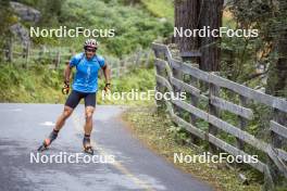 27.08.2024, Martell, Italy (ITA): Giacomel Tommaso (ITA) - Biathlon summer training, Martell (ITA). www.nordicfocus.com. © Vanzetta/NordicFocus. Every downloaded picture is fee-liable.