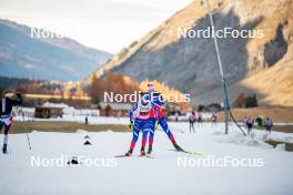 09.11.2024, Bessans, France (FRA): Chloé Chevalier (FRA) - Biathlon summer training, Bessans (FRA). www.nordicfocus.com. © Authamayou/NordicFocus. Every downloaded picture is fee-liable.