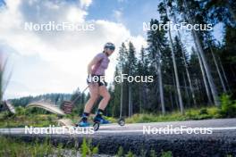 06.08.2024, Lavaze, Italy (ITA): Lisa Osl (AUT) - Biathlon summer training, Lavaze (ITA). www.nordicfocus.com. © Barbieri/NordicFocus. Every downloaded picture is fee-liable.