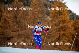 09.11.2024, Bessans, France (FRA): Julia Simon (FRA) - Biathlon summer training, Bessans (FRA). www.nordicfocus.com. © Authamayou/NordicFocus. Every downloaded picture is fee-liable.