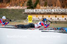 09.11.2024, Bessans, France (FRA): Chloé Chevalier (FRA) - Biathlon summer training, Bessans (FRA). www.nordicfocus.com. © Authamayou/NordicFocus. Every downloaded picture is fee-liable.