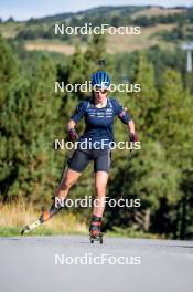 05.09.2024, Font-Romeu, France (FRA): Ella Halvarsson (SWE) - Biathlon summer training, Font-Romeu (FRA). www.nordicfocus.com. © Authamayou/NordicFocus. Every downloaded picture is fee-liable.