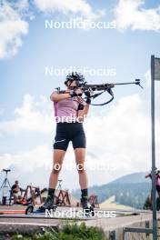 06.08.2024, Lavaze, Italy (ITA): Anna Juppe (AUT) - Biathlon summer training, Lavaze (ITA). www.nordicfocus.com. © Barbieri/NordicFocus. Every downloaded picture is fee-liable.