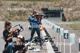 19.05.2024, Forni Avoltri, Italy (ITA): Michela Carrara (ITA) - Biathlon summer training, Forni Avoltri (ITA). www.nordicfocus.com. © Del Fabbro/NordicFocus. Every downloaded picture is fee-liable.