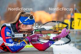 09.11.2024, Bessans, France (FRA): Justine Braisaz-Bouchet (FRA) - Biathlon summer training, Bessans (FRA). www.nordicfocus.com. © Authamayou/NordicFocus. Every downloaded picture is fee-liable.