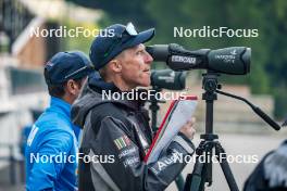 17.07.2024, Martell, Italy (ITA): Jonne Kahkonen (FIN) - Biathlon summer training, Martell (ITA). www.nordicfocus.com. © Barbieri/NordicFocus. Every downloaded picture is fee-liable.