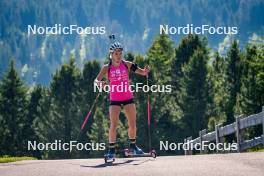 28.06.2024, Lavaze, Italy (ITA): Juni Arnekleiv (NOR) - Biathlon summer training, Lavaze (ITA). www.nordicfocus.com. © Barbieri/NordicFocus. Every downloaded picture is fee-liable.