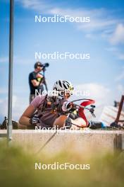 06.08.2024, Lavaze, Italy (ITA): Lisa Osl (AUT) - Biathlon summer training, Lavaze (ITA). www.nordicfocus.com. © Barbieri/NordicFocus. Every downloaded picture is fee-liable.