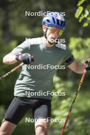 18.06.2024, Correncon-en-Vercors, France (FRA): Oscar Lombardot (FRA) - Biathlon summer training, Correncon-en-Vercors (FRA). www.nordicfocus.com. © Joly/NordicFocus. Every downloaded picture is fee-liable.