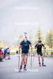 29.08.2024, Bessans, France (FRA): Ambroise Meunier (FRA) - Biathlon summer training, Bessans (FRA). www.nordicfocus.com. © Authamayou/NordicFocus. Every downloaded picture is fee-liable.