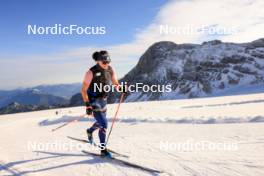 14.10.2024, Ramsau am Dachstein, Austria (AUT): Julia Simon (FRA) - Biathlon summer training, Dachsteinglacier, Ramsau am Dachstein (AUT). www.nordicfocus.com. © Manzoni/NordicFocus. Every downloaded picture is fee-liable.