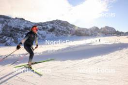 14.10.2024, Ramsau am Dachstein, Austria (AUT): Lena Haecki-Gross (SUI) - Biathlon summer training, Dachsteinglacier, Ramsau am Dachstein (AUT). www.nordicfocus.com. © Manzoni/NordicFocus. Every downloaded picture is fee-liable.