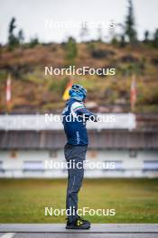 27.09.2024, Lavaze, Italy (ITA): Lukas Hofer (ITA) - Biathlon summer training, Lavaze (ITA). www.nordicfocus.com. © Barbieri/NordicFocus. Every downloaded picture is fee-liable.