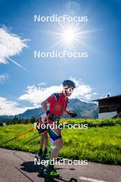 27.06.2024, Lavaze, Italy (ITA): Johannes Dale-Skjevdal (NOR) - Biathlon summer training, Lavaze (ITA). www.nordicfocus.com. © Barbieri/NordicFocus. Every downloaded picture is fee-liable.