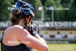 28.08.2024, Bessans, France (FRA): Lou Jeanmonnot (FRA) - Biathlon summer training, Bessans (FRA). www.nordicfocus.com. © Authamayou/NordicFocus. Every downloaded picture is fee-liable.