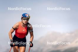 19.06.2024, Lavaze, Italy (ITA): Dorothea Wierer (ITA) - Biathlon summer training, Lavaze (ITA). www.nordicfocus.com. © Vanzetta/NordicFocus. Every downloaded picture is fee-liable.