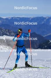 12.10.2024, Ramsau am Dachstein, Austria (AUT): Dmytro Pidruchnyi (UKR) - Biathlon summer training, Dachsteinglacier, Ramsau am Dachstein (AUT). www.nordicfocus.com. © Manzoni/NordicFocus. Every downloaded picture is fee-liable.