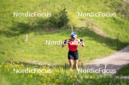 19.06.2024, Lavaze, Italy (ITA): Dorothea Wierer (ITA) - Biathlon summer training, Lavaze (ITA). www.nordicfocus.com. © Vanzetta/NordicFocus. Every downloaded picture is fee-liable.