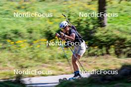 17.08.2024, Font-Romeu, France (FRA): Célia Henaff (FRA) - Biathlon summer training, Font-Romeu (FRA). www.nordicfocus.com. © Authamayou/NordicFocus. Every downloaded picture is fee-liable.