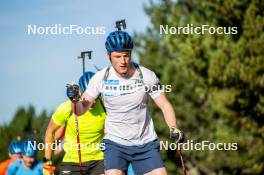 02.09.2024, Font-Romeu, France (FRA): Sebastian Samuelsson (SWE) - Biathlon summer training, Font-Romeu (FRA). www.nordicfocus.com. © Authamayou/NordicFocus. Every downloaded picture is fee-liable.