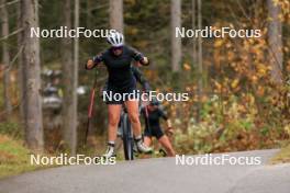 13.10.2024, Ramsau am Dachstein, Austria (AUT): Lena Haecki-Gross (SUI) - Biathlon summer training, Ramsau am Dachstein (AUT). www.nordicfocus.com. © Manzoni/NordicFocus. Every downloaded picture is fee-liable.