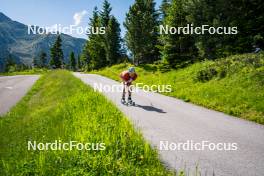 27.06.2024, Lavaze, Italy (ITA): Vetle Sjaastad Christiansen (NOR) - Biathlon summer training, Lavaze (ITA). www.nordicfocus.com. © Barbieri/NordicFocus. Every downloaded picture is fee-liable.