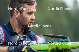 27.08.2024, Martell, Italy (ITA): Braunhofer Patrick (ITA) - Biathlon summer training, Martell (ITA). www.nordicfocus.com. © Vanzetta/NordicFocus. Every downloaded picture is fee-liable.