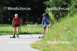 15.07.2024, Lenzerheide, Switzerland (SUI): Lucie Charvatova (CZE) - Biathlon summer training, Lenzerheide (SUI). www.nordicfocus.com. © Manzoni/NordicFocus. Every downloaded picture is fee-liable.