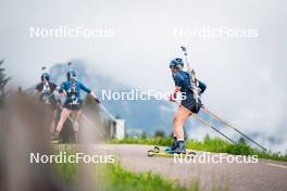 15.06.2024, Lavaze, Italy (ITA): Sara Andersson (SWE) - Biathlon summer training, Lavaze (ITA). www.nordicfocus.com. © Barbieri/NordicFocus. Every downloaded picture is fee-liable.