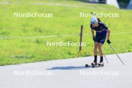 18.07.2024, Lenzerheide, Switzerland (SUI): Campbell Wright (NZL) - Biathlon summer training, Lenzerheide (SUI). www.nordicfocus.com. © Manzoni/NordicFocus. Every downloaded picture is fee-liable.