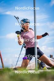 06.08.2024, Lavaze, Italy (ITA): Dunja Zdouc (AUT) - Biathlon summer training, Lavaze (ITA). www.nordicfocus.com. © Barbieri/NordicFocus. Every downloaded picture is fee-liable.