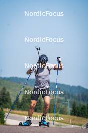 31.07.2024, Lavaze, Italy (ITA): Antonin Guigonnat (FRA) - Biathlon summer training, Lavaze (ITA). www.nordicfocus.com. © Barbieri/NordicFocus. Every downloaded picture is fee-liable.