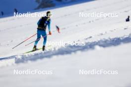 14.10.2024, Ramsau am Dachstein, Austria (AUT): Dmytro Pidruchnyi (UKR) - Biathlon summer training, Dachsteinglacier, Ramsau am Dachstein (AUT). www.nordicfocus.com. © Manzoni/NordicFocus. Every downloaded picture is fee-liable.