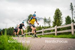 15.06.2024, Lavaze, Italy (ITA): Elvira Oeberg (SWE), Hanna Oeberg (SWE), (l-r)  - Biathlon summer training, Lavaze (ITA). www.nordicfocus.com. © Barbieri/NordicFocus. Every downloaded picture is fee-liable.