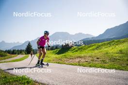 31.07.2024, Lavaze, Italy (ITA): Dunja Zdouc (AUT) - Biathlon summer training, Lavaze (ITA). www.nordicfocus.com. © Barbieri/NordicFocus. Every downloaded picture is fee-liable.