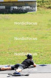 23.07.2024, Premanon, France (FRA): Antonin Guigonnat (FRA) - Biathlon summer training, Premanon (FRA). www.nordicfocus.com. © Manzoni/NordicFocus. Every downloaded picture is fee-liable.