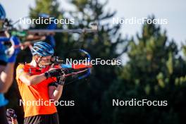 02.09.2024, Font-Romeu, France (FRA): Jesper Nelin (SWE) - Biathlon summer training, Font-Romeu (FRA). www.nordicfocus.com. © Authamayou/NordicFocus. Every downloaded picture is fee-liable.