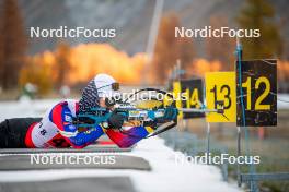 07.11.2024, Bessans, France (FRA): Theo Guiraud Poillot (FRA) - Biathlon summer training, Bessans (FRA). www.nordicfocus.com. © Authamayou/NordicFocus. Every downloaded picture is fee-liable.