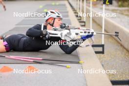 13.10.2024, Ramsau am Dachstein, Austria (AUT): Amy Baserga (SUI) - Biathlon summer training, Ramsau am Dachstein (AUT). www.nordicfocus.com. © Manzoni/NordicFocus. Every downloaded picture is fee-liable.