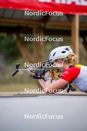 20.09.2024, Font-Romeu, France (FRA): Maya Cloetens (BEL) - Biathlon summer training, Font-Romeu (FRA). www.nordicfocus.com. © Authamayou/NordicFocus. Every downloaded picture is fee-liable.