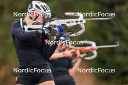 13.10.2024, Ramsau am Dachstein, Austria (AUT): Amy Baserga (SUI) - Biathlon summer training, Ramsau am Dachstein (AUT). www.nordicfocus.com. © Manzoni/NordicFocus. Every downloaded picture is fee-liable.