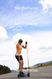 12.06.2024, Premanon, France (FRA): Julia Simon (FRA) - Biathlon summer training, Premanon (FRA). www.nordicfocus.com. © Manzoni/NordicFocus. Every downloaded picture is fee-liable.