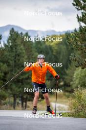 20.09.2024, Font-Romeu, France (FRA): Florent Claude (BEL) - Biathlon summer training, Font-Romeu (FRA). www.nordicfocus.com. © Authamayou/NordicFocus. Every downloaded picture is fee-liable.