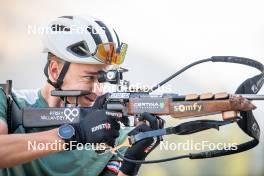 28.08.2024, Bessans, France (FRA): Eric Perrot - Biathlon summer training, Bessans (FRA). www.nordicfocus.com. © Authamayou/NordicFocus. Every downloaded picture is fee-liable.